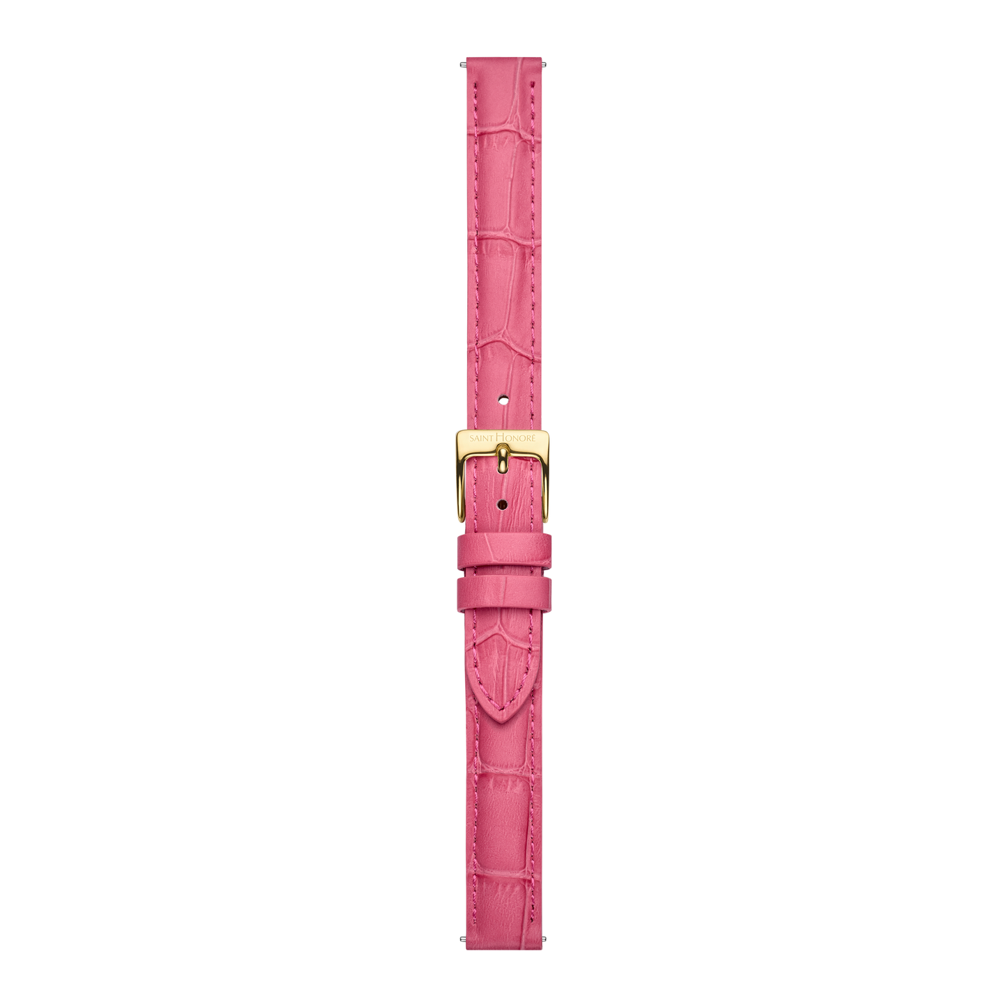 Bracelet cuir véritable 12mm rose