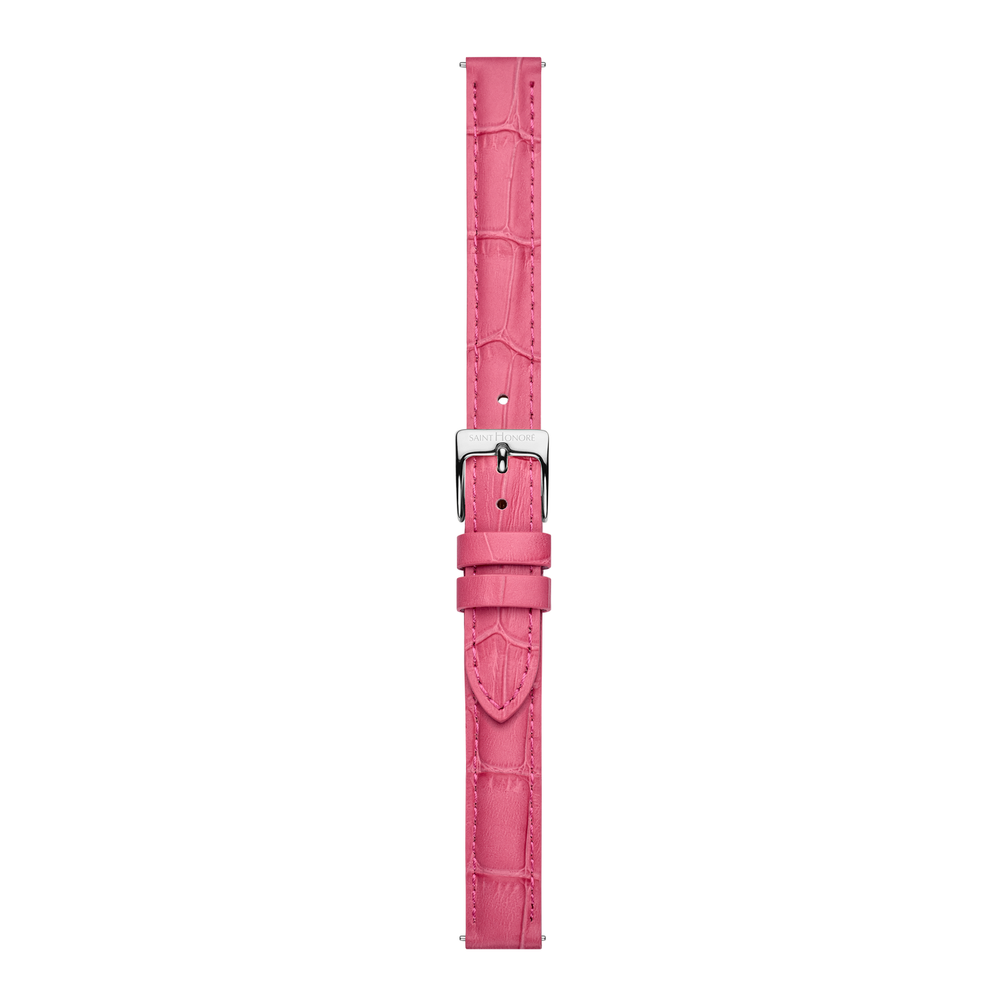Bracelet cuir véritable 12mm rose