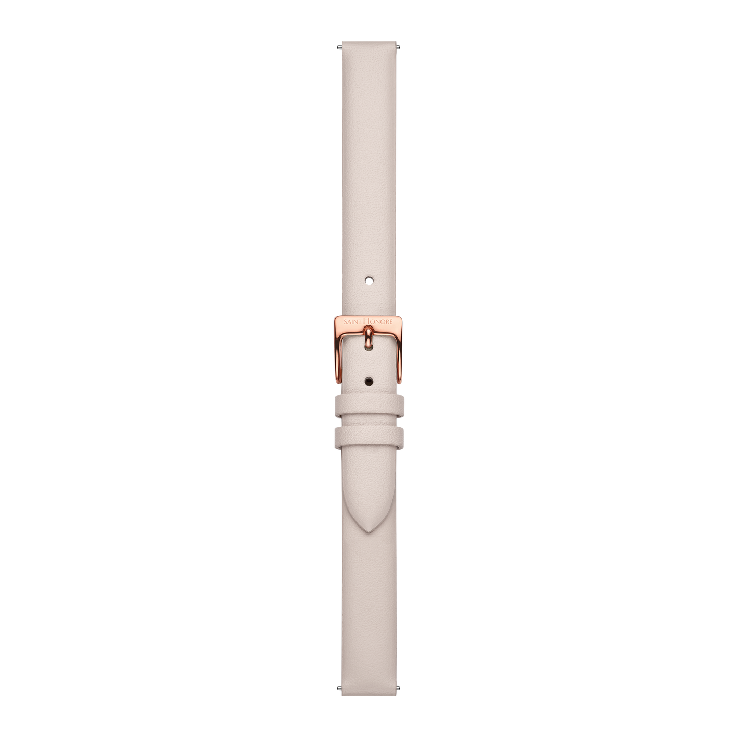Bracelet cuir véritable 12mm beige lisse