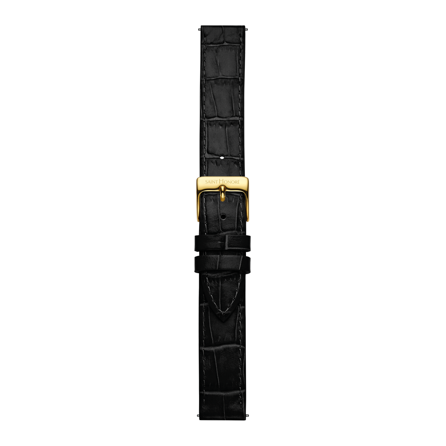 Bracelet cuir véritable 16mm noir