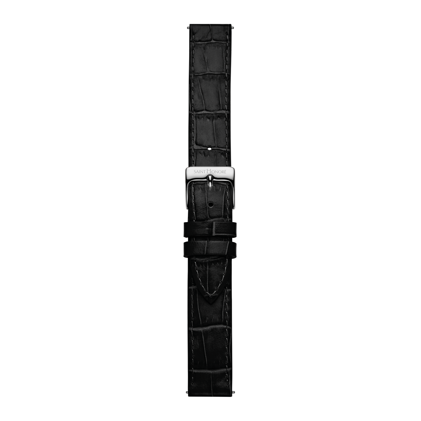 Bracelet cuir véritable 16mm noir